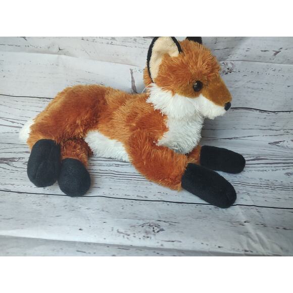 Aurora World Flopsie Weighted Stuffed Animal Plush Fiona Red Fox - Picture 1 of 8